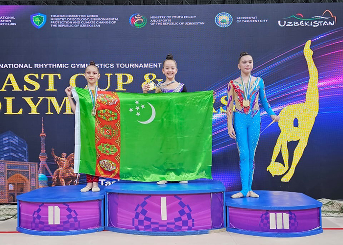 Гимнастки Туркменистана привезли 20 медалей с международного турнира East cup & Olympic stars