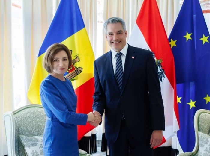 Президент Молдавии выразила благодарность Австрии за реализуемые в республике проекты