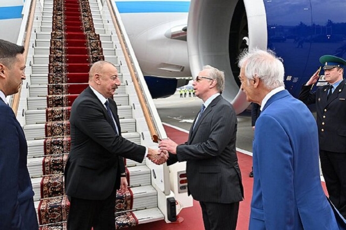 Глава Азербайджана прибыл в Москву с рабочим визитом по приглашению российского коллеги