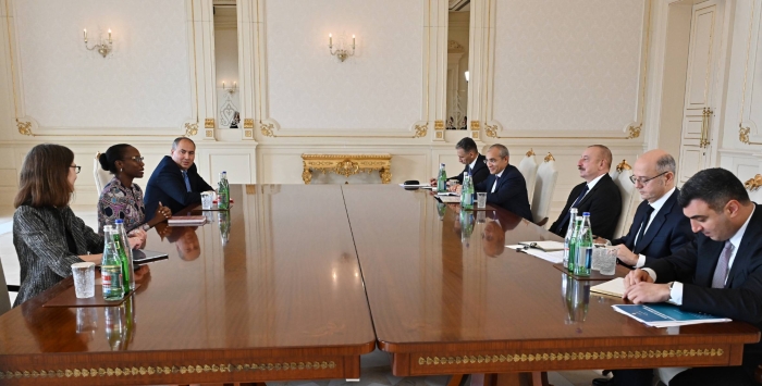 Алиев провел встречу с представителем Всемирного банка