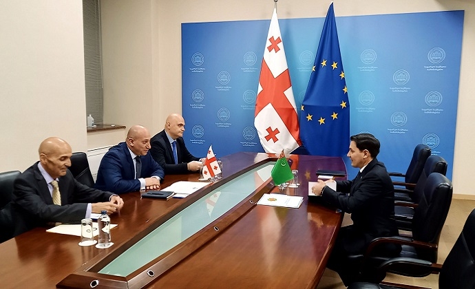 Посол Туркменистана вручил копии верительных грамот замминистра иностранных дел Грузии