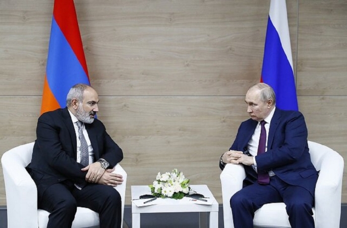 Премьер Армении Никол Пашинян провёл встречу с президентом России Владимиром Путиным