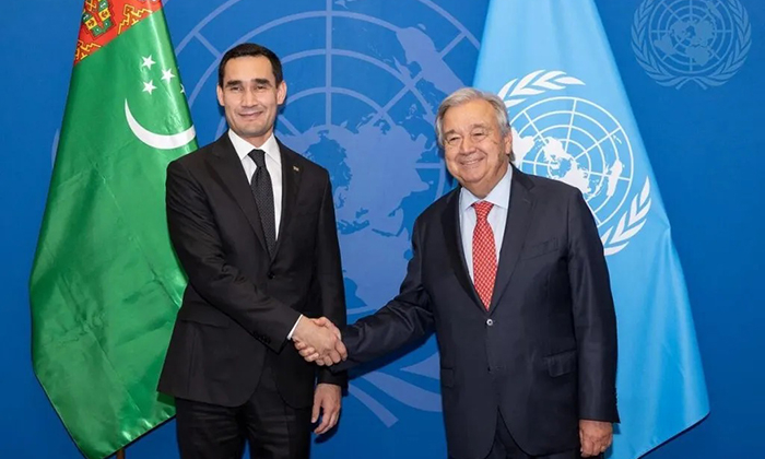 Лидер Туркменистана и генсек ООН указали на плодотворность многолетнего партнёрства