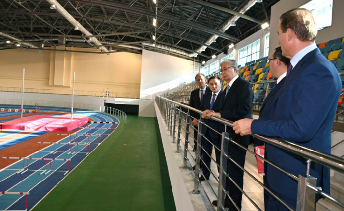 Касым-Жомарт Токаев посетил Республиканскую базу олимпийской подготовки