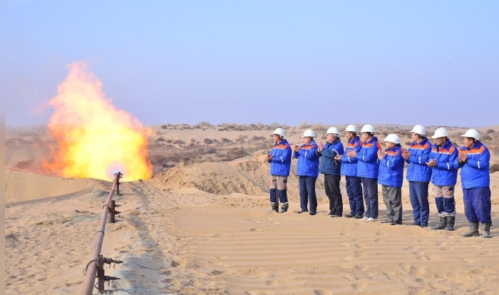 Промышленный приток газа получили на крупнейшем месторождении «Галкыныш» в Туркменистане