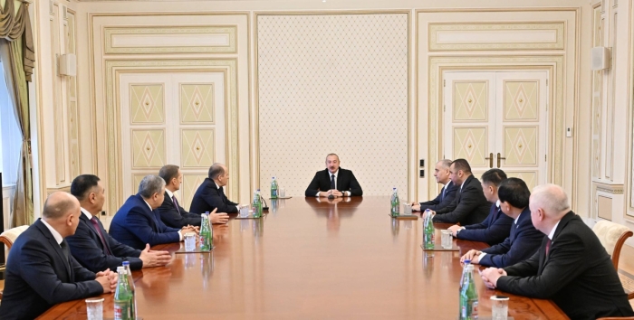 В преддверии Саммита СНГ Алиев принял глав органов безопасности СНГ