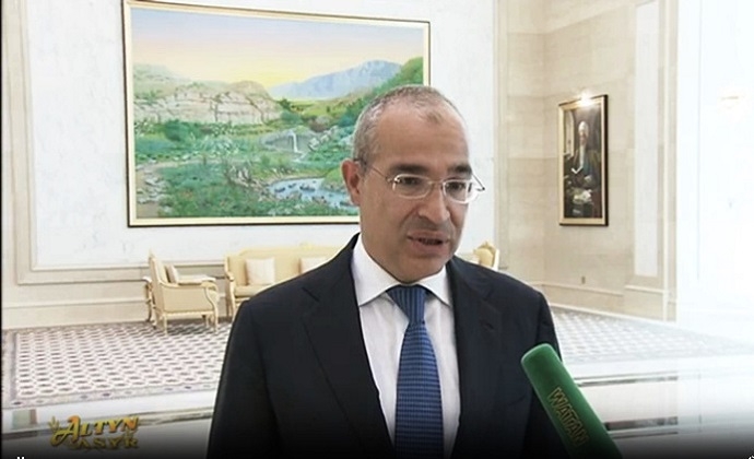 Президент Туркменистана и министр экономики Азербайджана обсудили расширение дальнейшего партнёрства