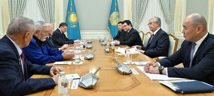 Токаев принял ветеранов геологической отрасли Казахстана