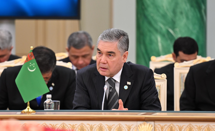 Глава Халк Маслахаты Туркменистана Гурбангулы Бердымухамедов выступил на саммите ОТГ в Казахстане
