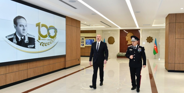 Ильхам Алиев открыл новые здания Службы государственной безопасности