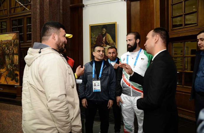 Участники чемпионата мира по курашу побывали в одном из музеев Туркменистана