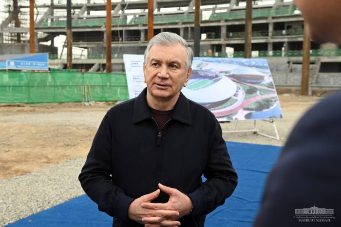 В Узбекистане продолжается строительство Олимпийского городка