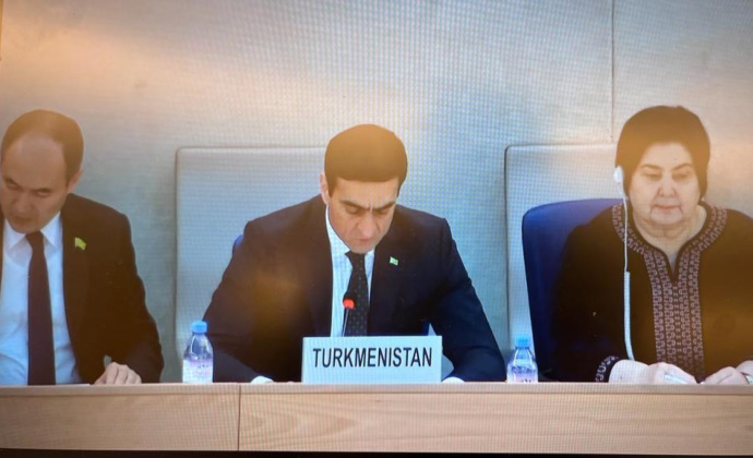 Делегация Туркменистана посетила Женеву для участия в работе группы УПО