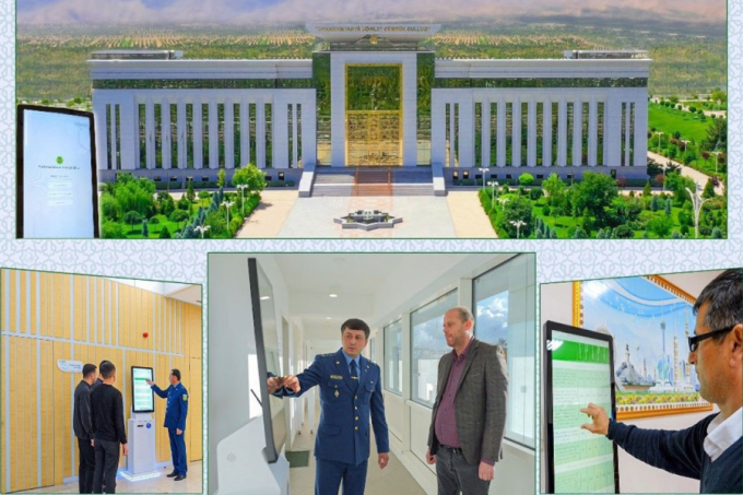 В Туркменистане на таможенных постах установили информационные киоски