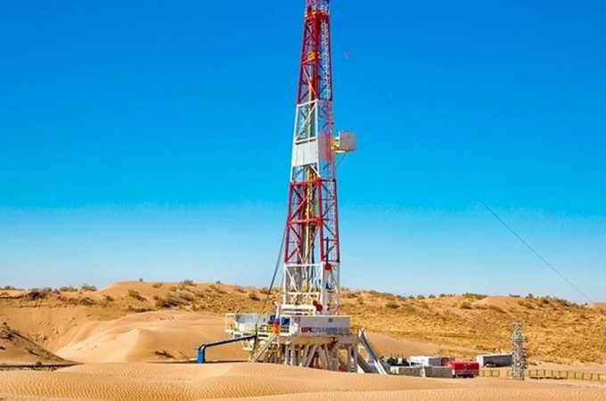 На одной из газовых скважин в Туркменистане получили промышленный приток топлива