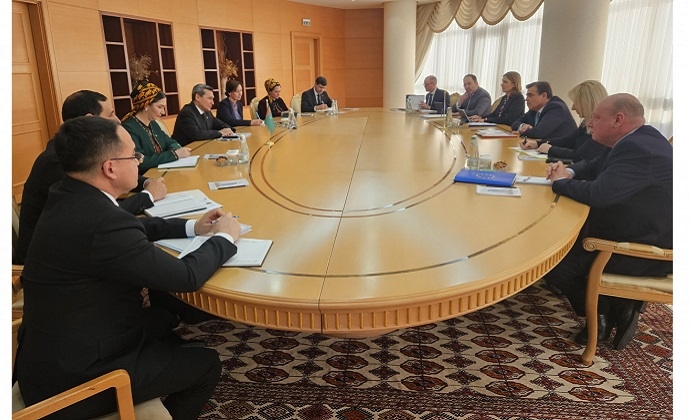 В МИД Туркменистана прошла встреча с вице-президентом ЕК