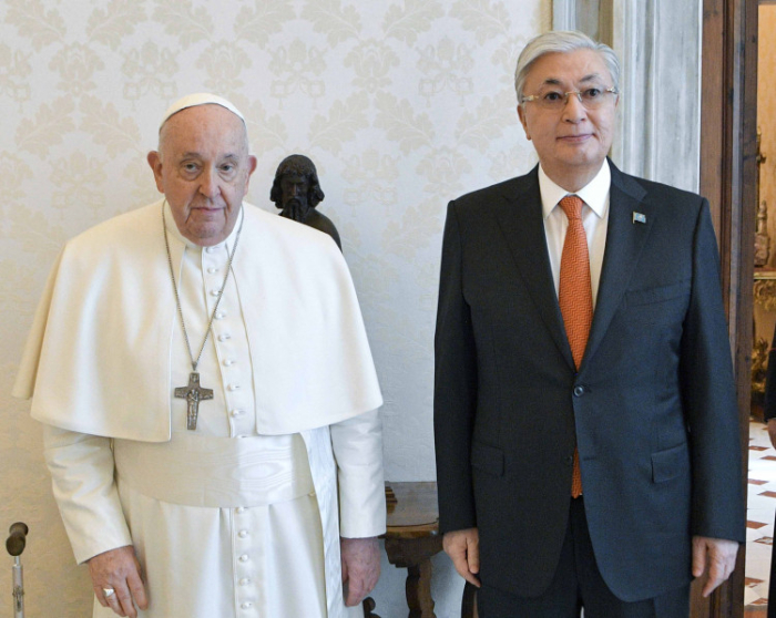 Касым-Жомарт Токаев встретился с Папой Римским в Ватикане