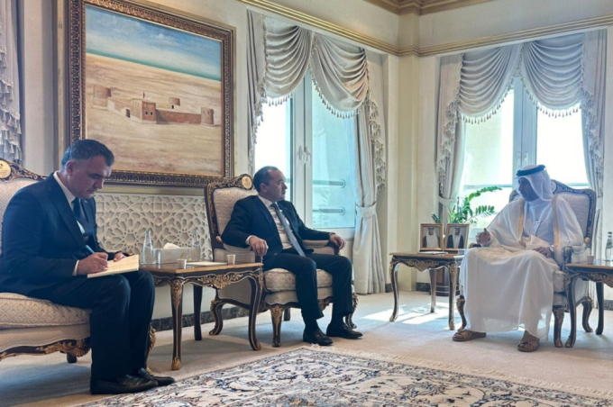 Состоялась встреча посла Туркменистана с министром внутренних дел Катара