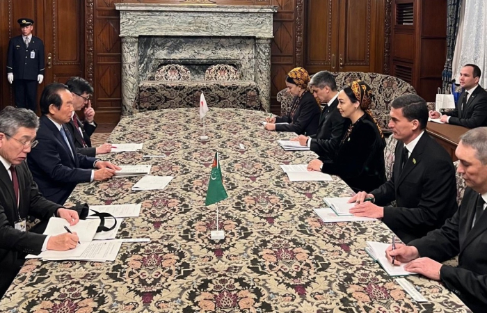 Состоялась встреча спикера Меджлиса Туркменистана с японскими парламентариями