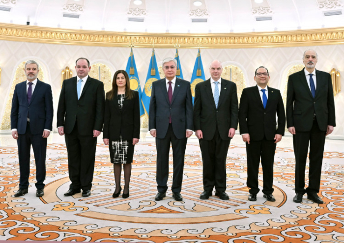 Президент Казахстана принял верительные грамоты послов шести стран