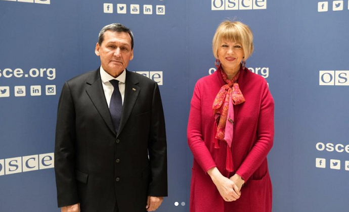 Глава МИД Туркменистана и генсек ОБСЕ обсудили укрепление регионального партнёрства