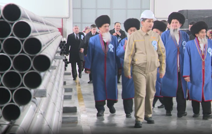 Туркменистан запустил собственное производство стальных труб