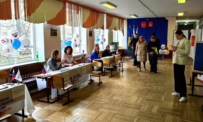 Памфилова: общая явка на выборах президента России составила 77,44 процента