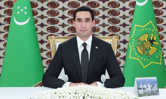 Глава Туркменистан выступил на открытии автодороги «Теджен-Мары»