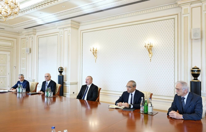 Алиев принял губернатора Санкт-Петербурга Беглова