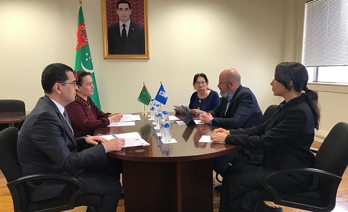 Аппарат омбудсмена Туркменистана и ПРООН обсудили предстоящие мероприятия
