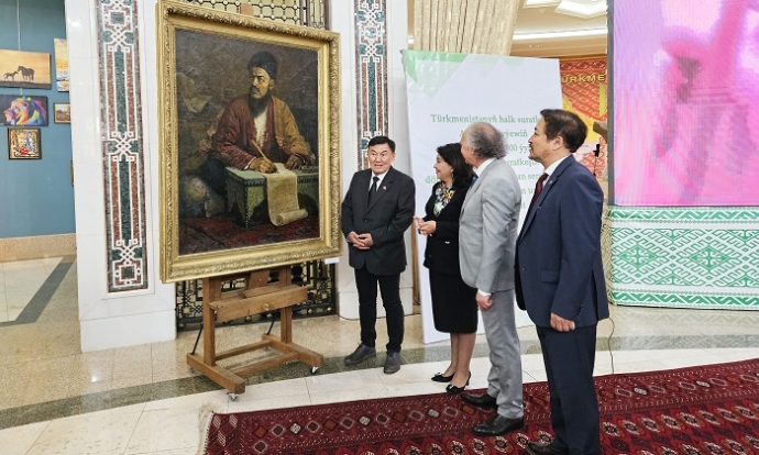 В Туркменистане отметили вековой юбилей народного художника Айхана Хаджиева