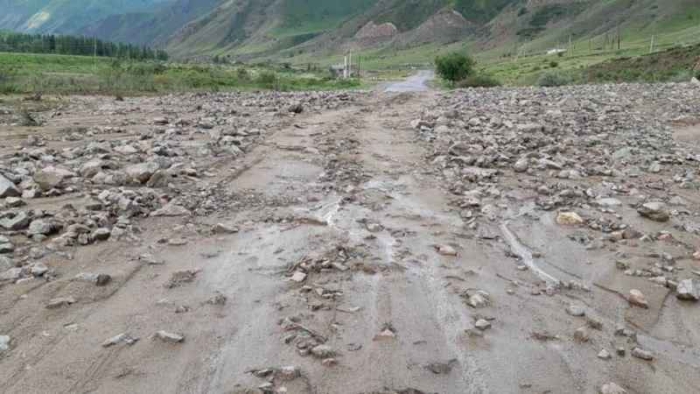 В нескольких селах Таджикистана подтопило дома из-за схождения селей