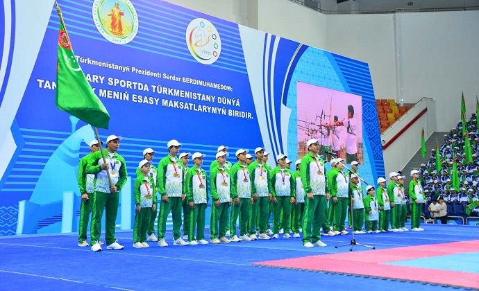 В Ашхабаде прошла церемония чествования призёров международных соревнований