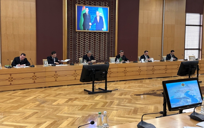 В МИД Туркменистана состоялось заседание межведомственной комиссии по Каспию